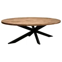 Mr. Deko Avola 180 x 76 x 90 cm oval beige/schwarz