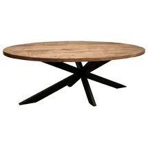 Mr. Deko Avola 180 x 76 x 90 cm oval beige/schwarz