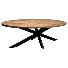 Mr. Deko Avola 180 x 76 x 90 cm oval beige/schwarz