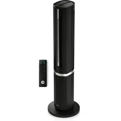 Balter 5-in-1 Ventilator mit Wasserkühlung - Luftkühler & Luftreiniger, Luftbefeuchter - Turmventilator mit Wasserkühlung - 15Std Timer - sehr leise
