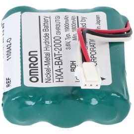 Omron Original NiMH Akku passend für Omron Healthcare HBP-1300 HPM-1300 Blutdruckmessgerät Typ HXA-BAT2000 9065797-O 3,6 Volt 1,9 Ah