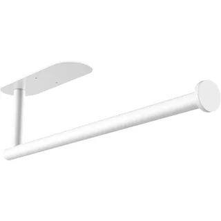 Gewtur Weiß KüChenrollenhalter Ohne Bohren, Selbstklebend Küchenrollenhalter Wand, Edelstahl Kuchenroller Halter für Alle Küchenpapier