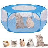 Haustierlauf, faltbar, Laufstall für Welpen, Laufstall für Hunde, für den Innen- und Außenbereich, Zelt für Haustiere, wasserdicht und atmungsaktiv, für Katzen, Kaninchen, Hamster, Chinchillas, Igel