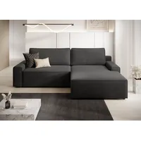 TRENDMANUFAKTUR »Challenge, Schlafsofa mit Bettkasten, Couch in L-Form, Breite 245 cm« Recamiere beidseitig montierbar, auch in trendigem Cordstoff