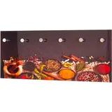 Haku-Möbel Wandgarderobe Motiv Mehrfarbig