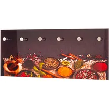 Haku-Möbel Wandgarderobe Motiv Mehrfarbig