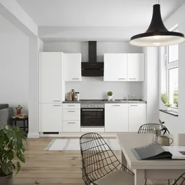 Nobilia Küchenzeile Touch II 270 cm weiß