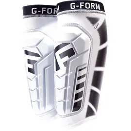 G-Form Vento Fußball Schienbeinschoner Weiß/Schwarz S/M
