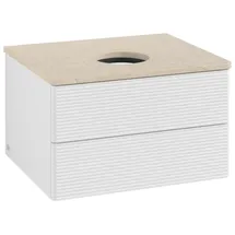 Villeroy & Boch Waschtischunterschrank 600 x 36 x 50 cm Glossy White Lacquer / Botticino