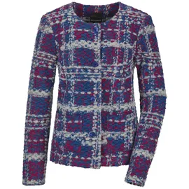 GOLDNER Elegante Jersey-Jacke Damen Blau 50