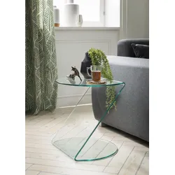 Beistelltisch PAROLI "Paroli", transparent, B:50cm H:50cm T:45cm, Tische