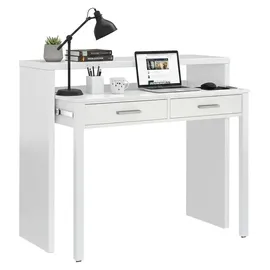 Usinestreet Schreibtisch – weiß 36x98,5x87,5h cm - Weiß