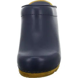 Sanita Comfortwear Clog "Wood-Lotte open, - Blau