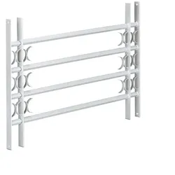 relaxdays Fenstergitter - 600 x 1000-1500 mm
