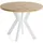 WFL GROUP Runder Ausziehtisch 90-190 x 77 cm Eiche Artisan Hellbraun