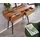 FineBuy Konsolentisch 90 x 36 x 78 cm Braun
