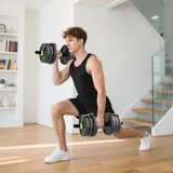 Hantelset Verstellbar 25 Kg Kurzhantel Set Kurzhanteln Langhanteln Hanteln Set Für Krafttraining