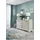 Forte Highboard 178 x 95,9 x 48,2 cm Beige / Weiß