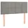 vidaXL Boxspringbett mit Matratze & LED Hellgrau 90x190 cm Samt