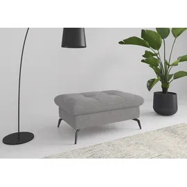 sit&more Polsterhocker Amica mit Stauraum 102 x 47 x 69 cm Grau