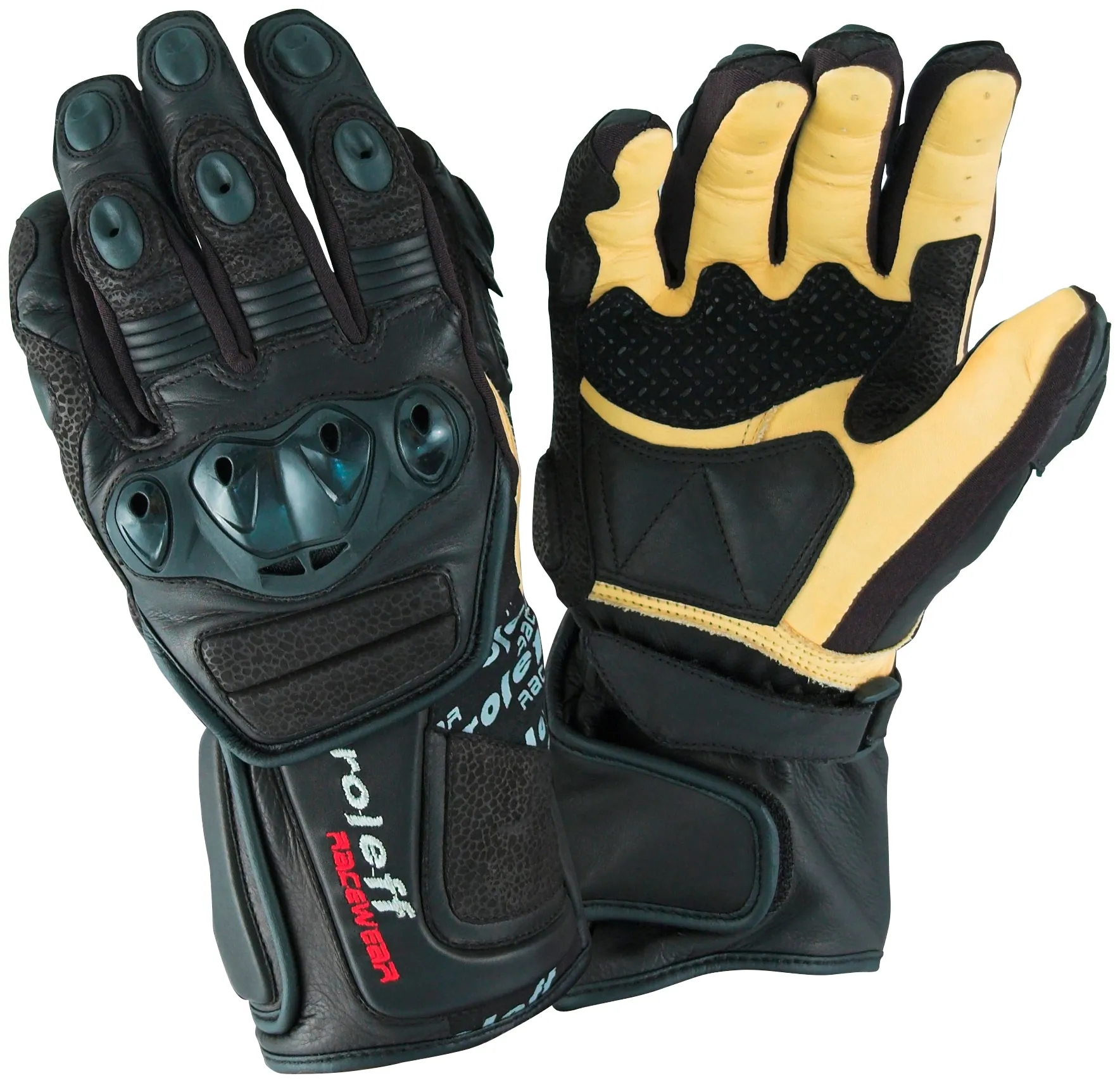 roleff Motorradhandschuhe »RO 69«, winddicht roleff schwarz-beige XL