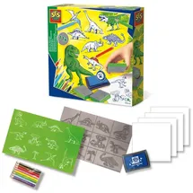 SES Creative Dinosaurier-Stempelset Stempelset Grün 1 St.
