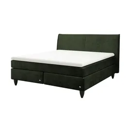 Ruf Boxspringbett Aurelia ¦ grün ¦ Maße (cm): B: 190 H: 114