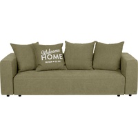 TOM TAILOR HOME Schlafsofa »HEAVEN CASUAL SLEEP«, aus der COLORS COLLECTION, inklusive Bettfunktion & Bettkasten, grün