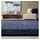 KADIMA DESIGN Teppich Hochflor Langflor Bordüre Kuschelig Waschbar Strapazierfähig Wohnzimmer Schlafzimmer Marineblau 100x200 cm – RHEIN von Kadima Design