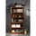 MASSIVMOEBEL24.DE Regal Sheesham 90 x 45 x 180 cm Walnuss