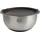 Dr. Oetker Rührschüssel mit Deckel 5 L BACK SPASS, Rührschüssel mit rutschfestem Silikonboden & flachem Schüttrand, Schüssel aus hochwertigem Edelstahl, Silber/Grau-Braun-spülmaschinengeeignet