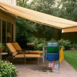 Relaxdays 10,8 m grau/schwarz