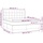 vidaXL Boxspringbett mit Matratze Dunkelgrau 180x200 cm Stoff
