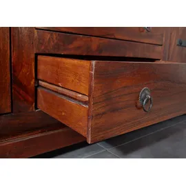 Massivmoebel24 Highboard 160 x 142 x 50 cm Braun