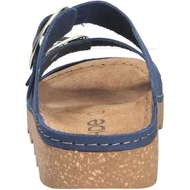 ROHDE Damen Pantolette Leder Zweischnaller mit Plateausohle Alassio 6229, Größe:37 EU,