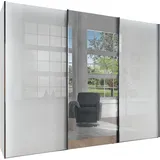 Wiemann Schwebetürenschrank Monaco 300 x 236 cm Glas Weiß