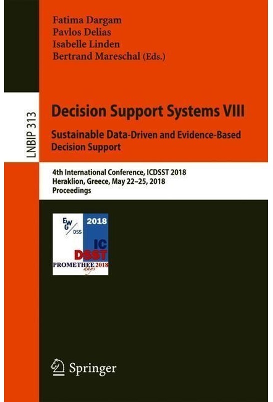 Decision Support Systems Viii: Sustainable Data-Driven And Evidence-Based Decision Support  Kartoniert (TB)