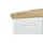 maison bleue Kombi-Vitrine Xanten 118 x 210 x 40 cm Weiß