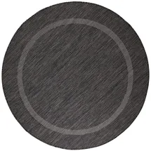 KADIMA DESIGN Küchenteppich Uni Robust 120 x 120 cm Schwarz