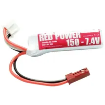 Red Power Modellbau-Akkupack (LiPo) 7.4V 150 mAh Softcase JST