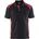 33241050 Polohemd Schwarz Rot M