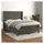 vidaXL Boxspringbett 140 x 200 cm Dunkelgrau