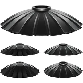 ledscom.de RETRA 1-flg. 245 mm schwarz Stahl