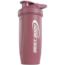 Best Body Reforce Edelstahl Shaker 700 ml mit integriertem Sieb matt Rosa