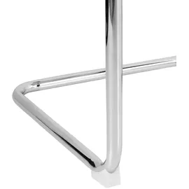 Beliani Esszimmerstuhl 2er Set Cremeweiß