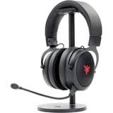 Itek Gaming-Headset H500W2 - Gaming Headset mit abnehmbarem Mikrofon - 2.4G Wireless Gaming Headset mit externer Geräuschunterdrückung LED Beleuchtung geeignet für PC und Konsole schwarz einstellbar