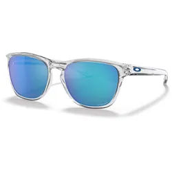 Oakley Manorburn Sapphire, Sonnenbrille - Transparent Blau/Violett-Verspiegelt