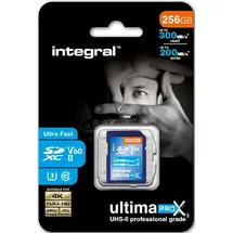 Integral SDXC-Card Ultima Pro X3 256GB V60 (300/200MB/s)