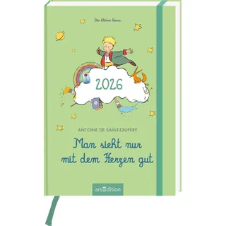 arsEdition Buchkalender Man sieht nur mit dem Herzen gut 2026