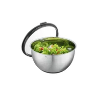 GEFU MUOVO Frischhalteschüssel Silber 24 cm